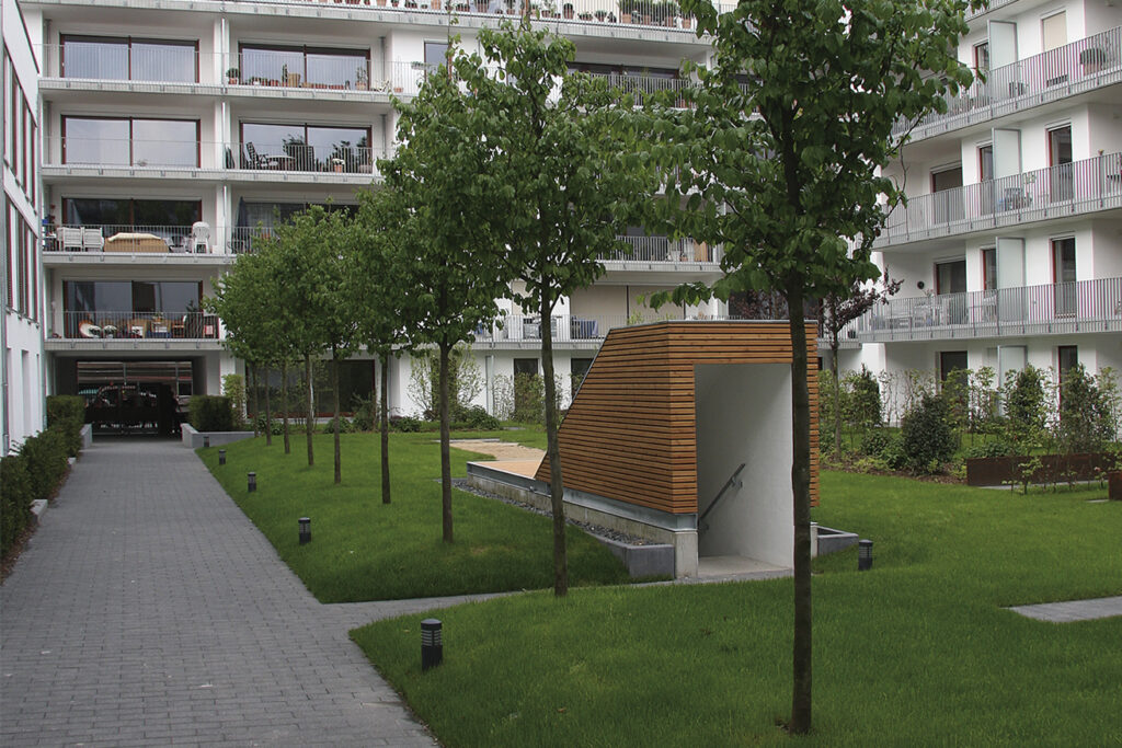 Sperrbeton Referenz: Wohnbebauung Bankstraße-Schwerinstraße, Düsseldorf