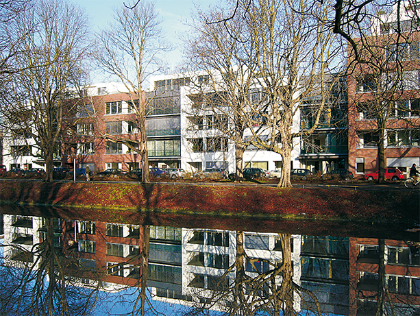 Sperrbeton Referenz: Wohn- und Geschäftshäuser Dreikanal Universitätsstraße, Clarenbachstraße, Köln
